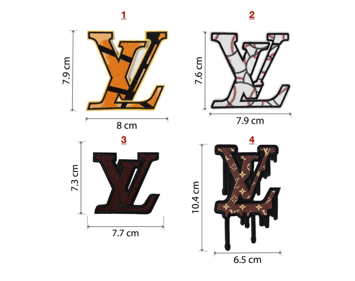 Embroidery LV Patches Custom Clothing Jackets - mingfabricstore