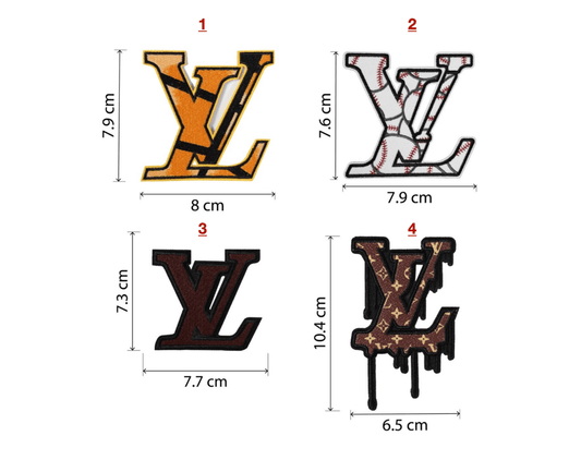 Embroidery LV Patches Custom Clothing Jackets - mingfabricstore