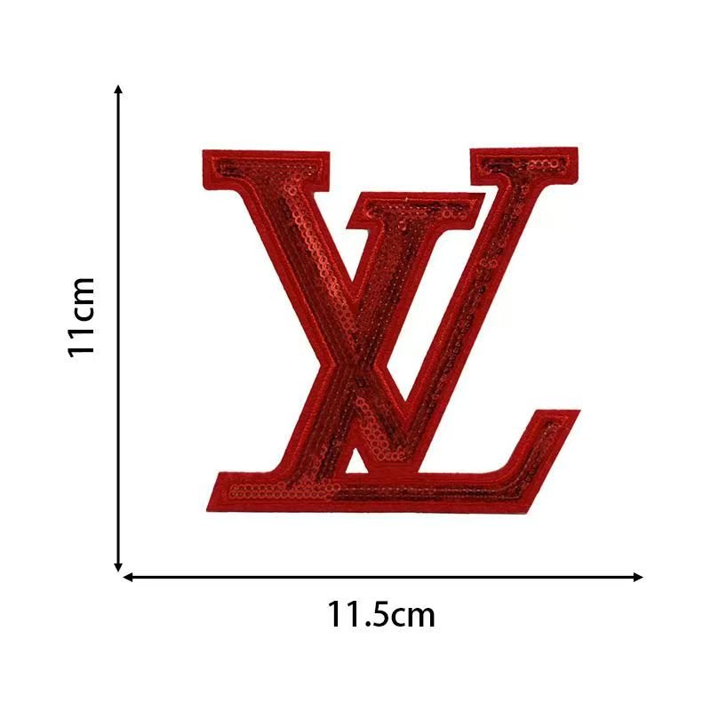 Embroidery LV Patches Custom Clothing Jackets - mingfabricstore
