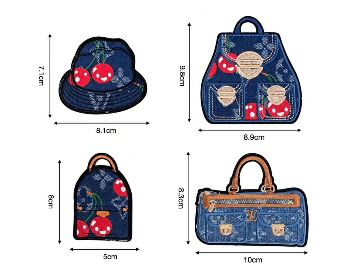 Embroidery LV Patches Custom Clothing Jackets - mingfabricstore