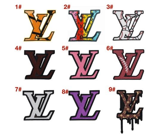 Embroidery LV Patches Custom Clothing Jackets - mingfabricstore