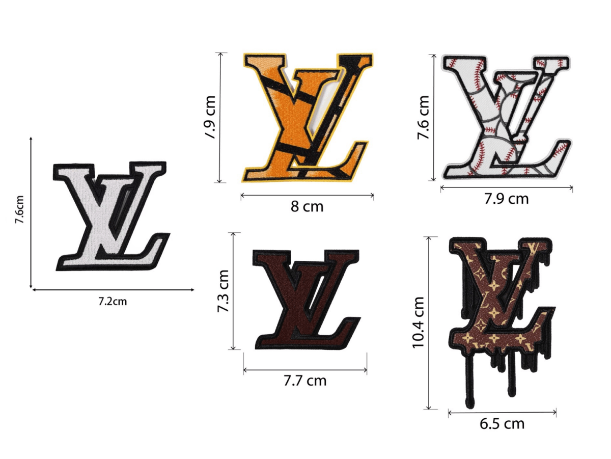 Embroidery LV Patches Custom Clothing Jackets - mingfabricstore