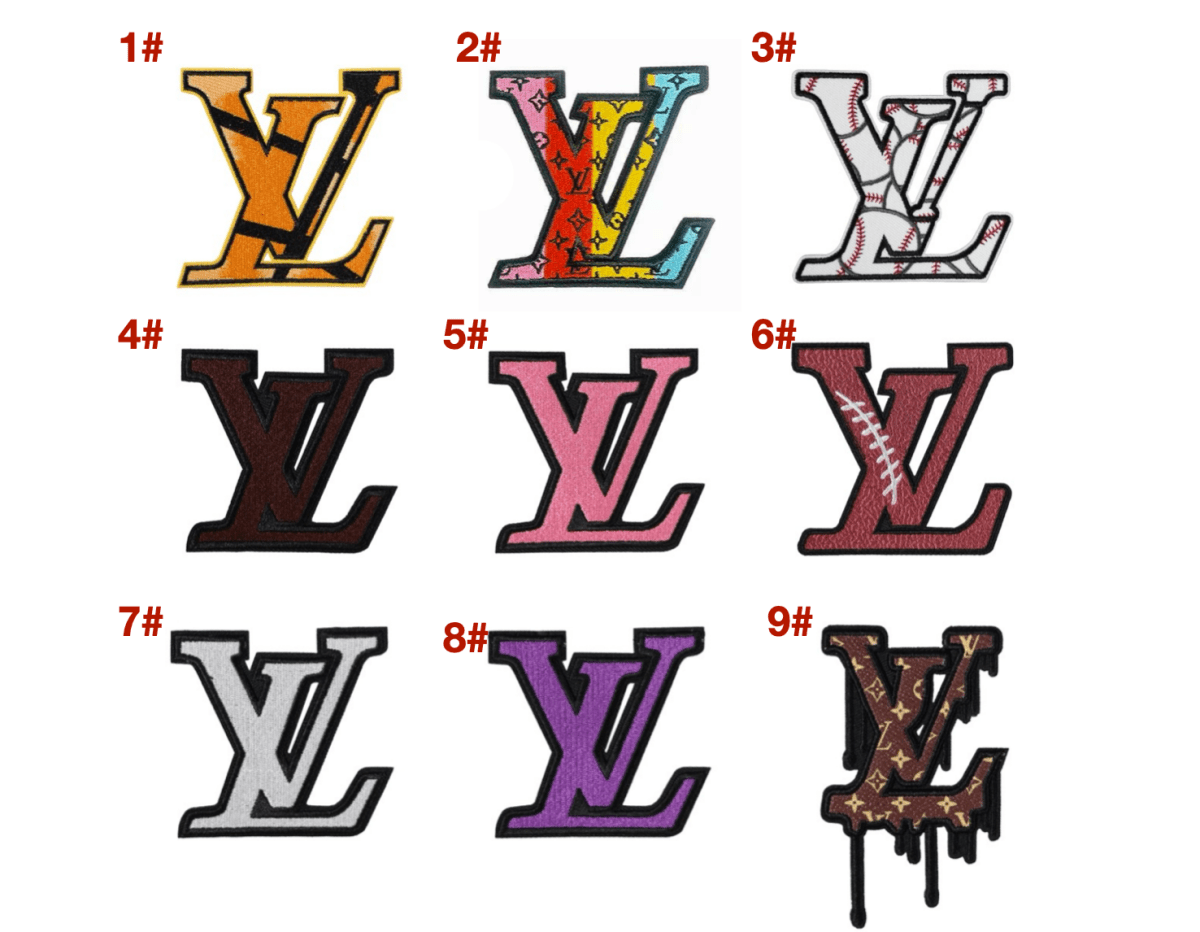 Embroidery LV Patches Custom Clothing Jackets - mingfabricstore