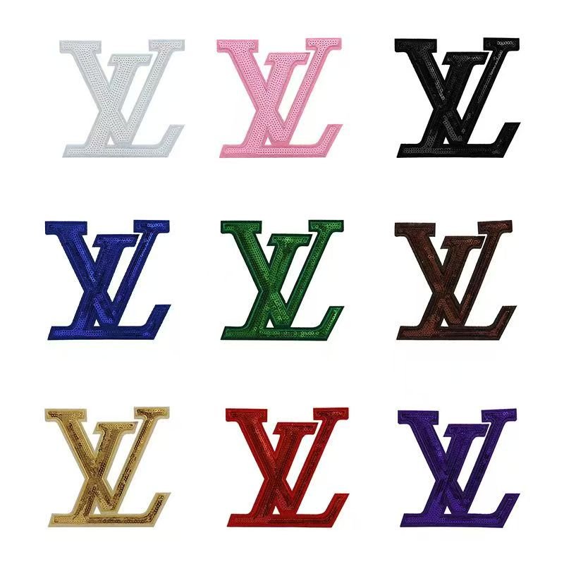 Embroidery LV Patches Custom Clothing Jackets - mingfabricstore