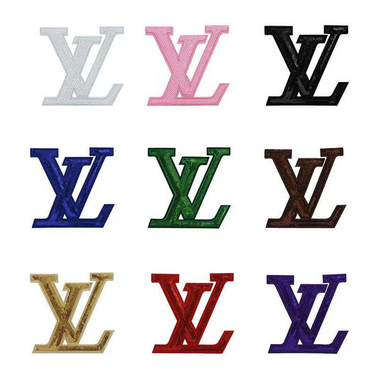Embroidery LV Patches Custom Clothing Jackets - mingfabricstore