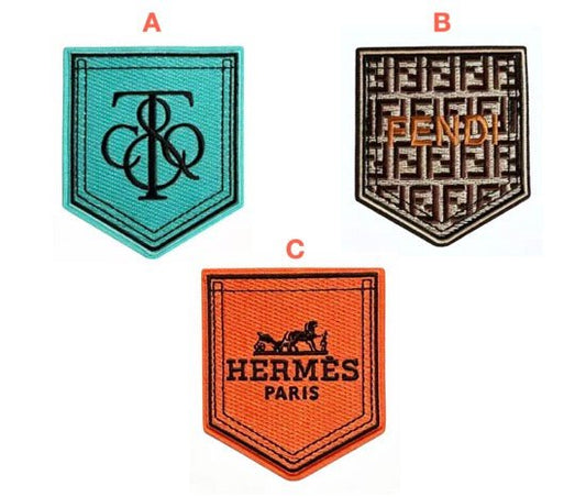 Embroidery Pocket Patches Custom Clothing Jackets - mingfabricstore