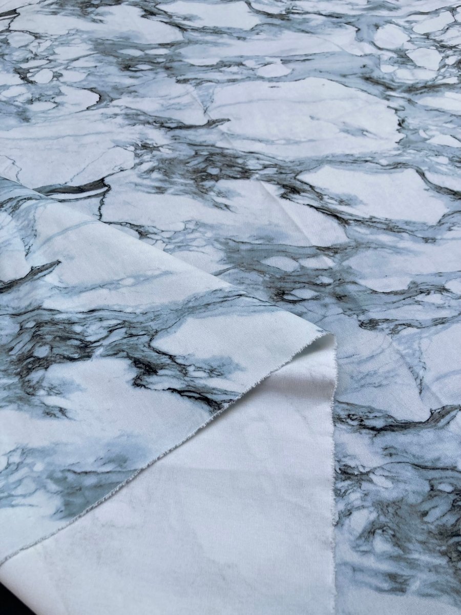 Exclusive Marble Pattern Cotton DIY Fabric - mingfabricstore