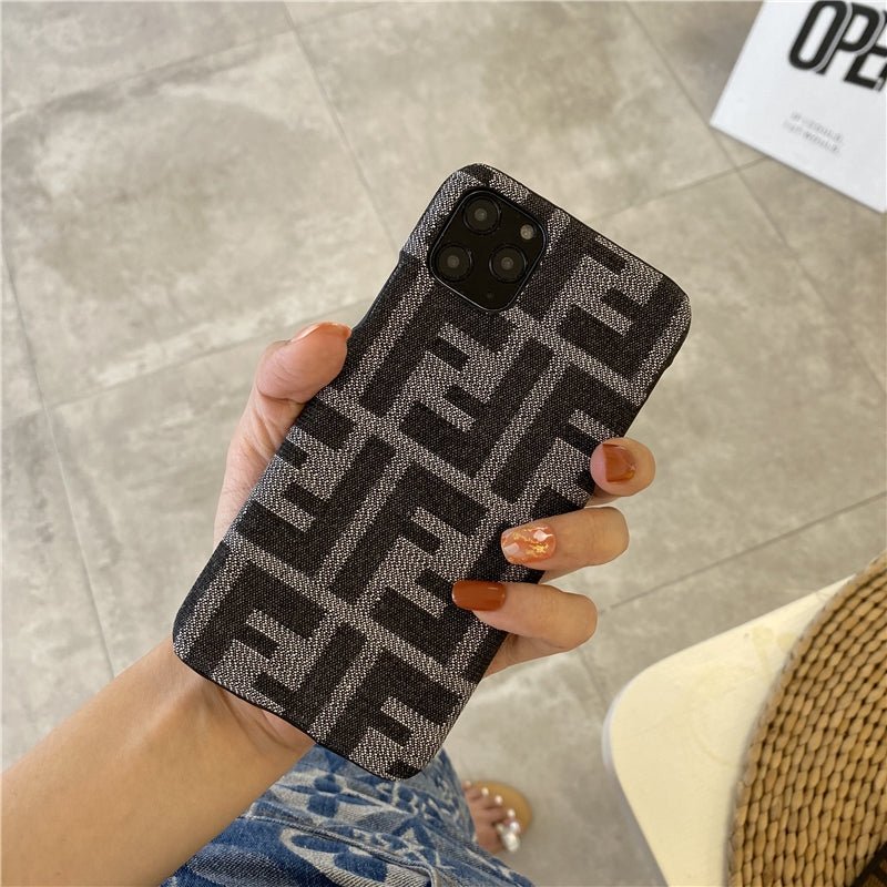 FENDI Fabric Knitting iPhone Case. - mingfabricstore