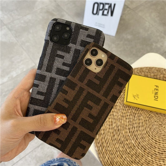 FENDI Fabric Knitting iPhone Case. - mingfabricstore