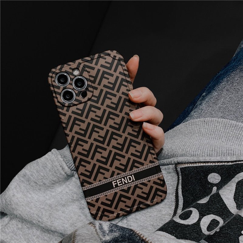 FENDI Soft Silicone iPhone Cases. - mingfabricstore