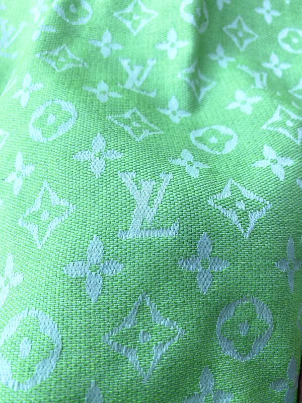 Fresh Green Louis Vuitton Designer Fabric for Summer Clothing - mingfabricstore