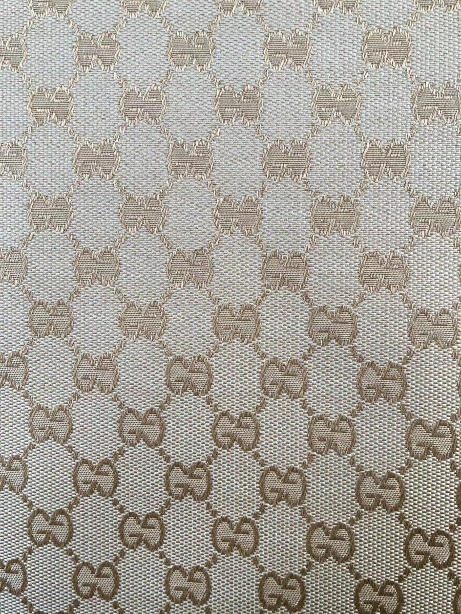 Gold Gucci Cotton Jacquard Fabric for Custom Clothing - mingfabricstore