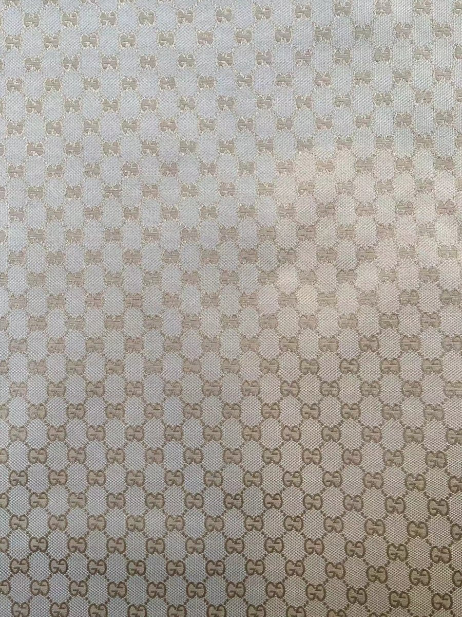 Gold Gucci Cotton Jacquard Fabric for Custom Clothing - mingfabricstore