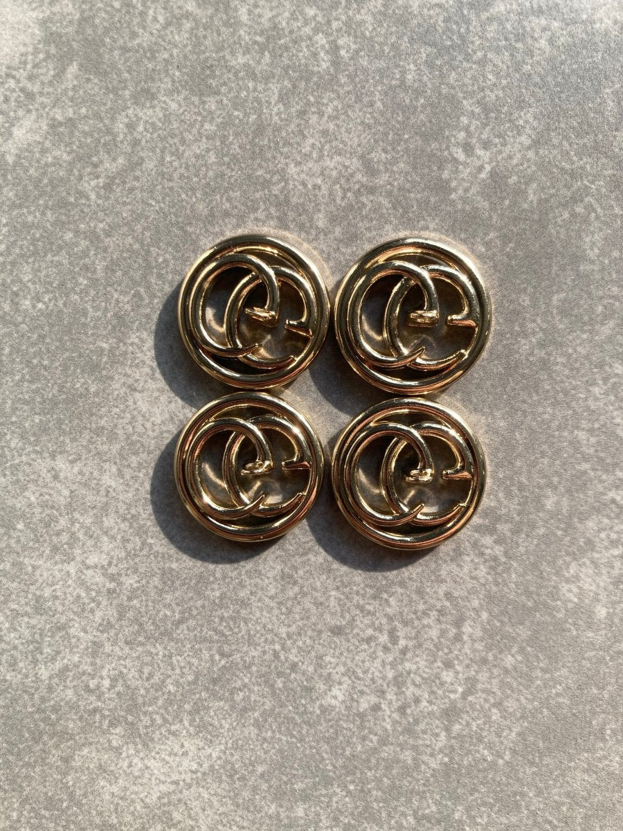 Golden Handmade DIY Sewing Gucci Buttons for Apparel - mingfabricstore