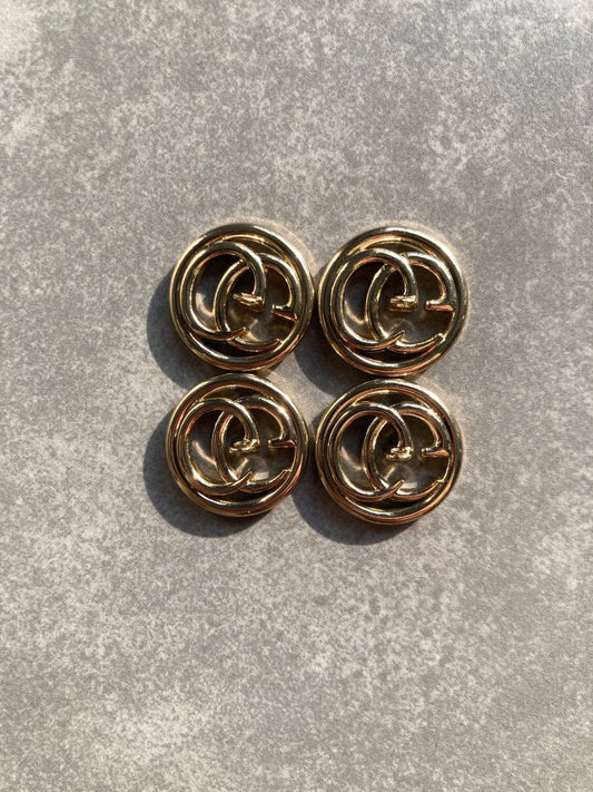Golden Handmade DIY Sewing Gucci Buttons for Apparel - mingfabricstore
