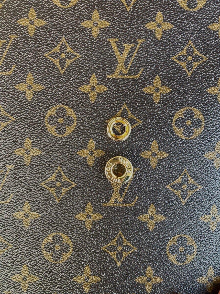 Golden LV Louis Vuitton Eyelet Bag Accessory for Custom Bag Repair DIY - mingfabricstore