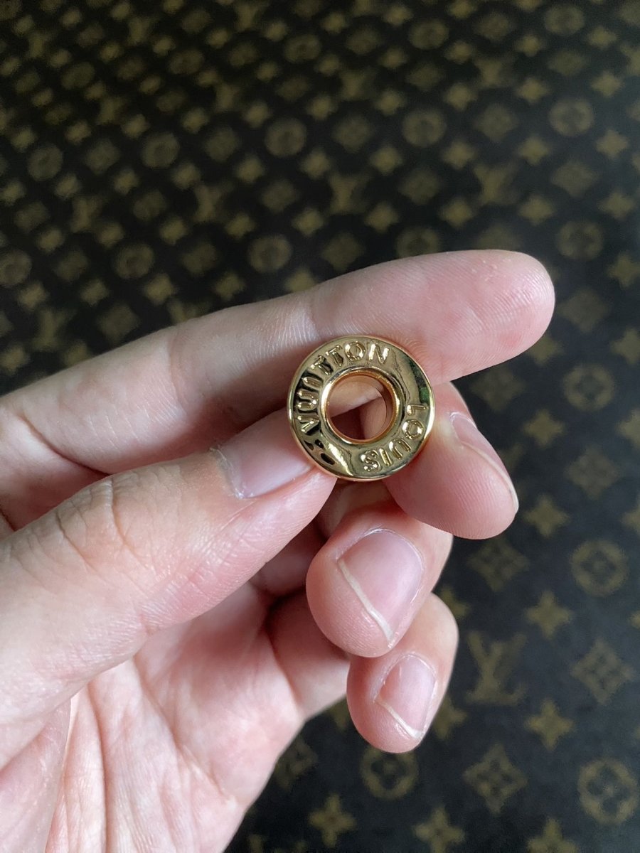 Golden LV Louis Vuitton Eyelet Bag Accessory for Custom Bag Repair DIY - mingfabricstore