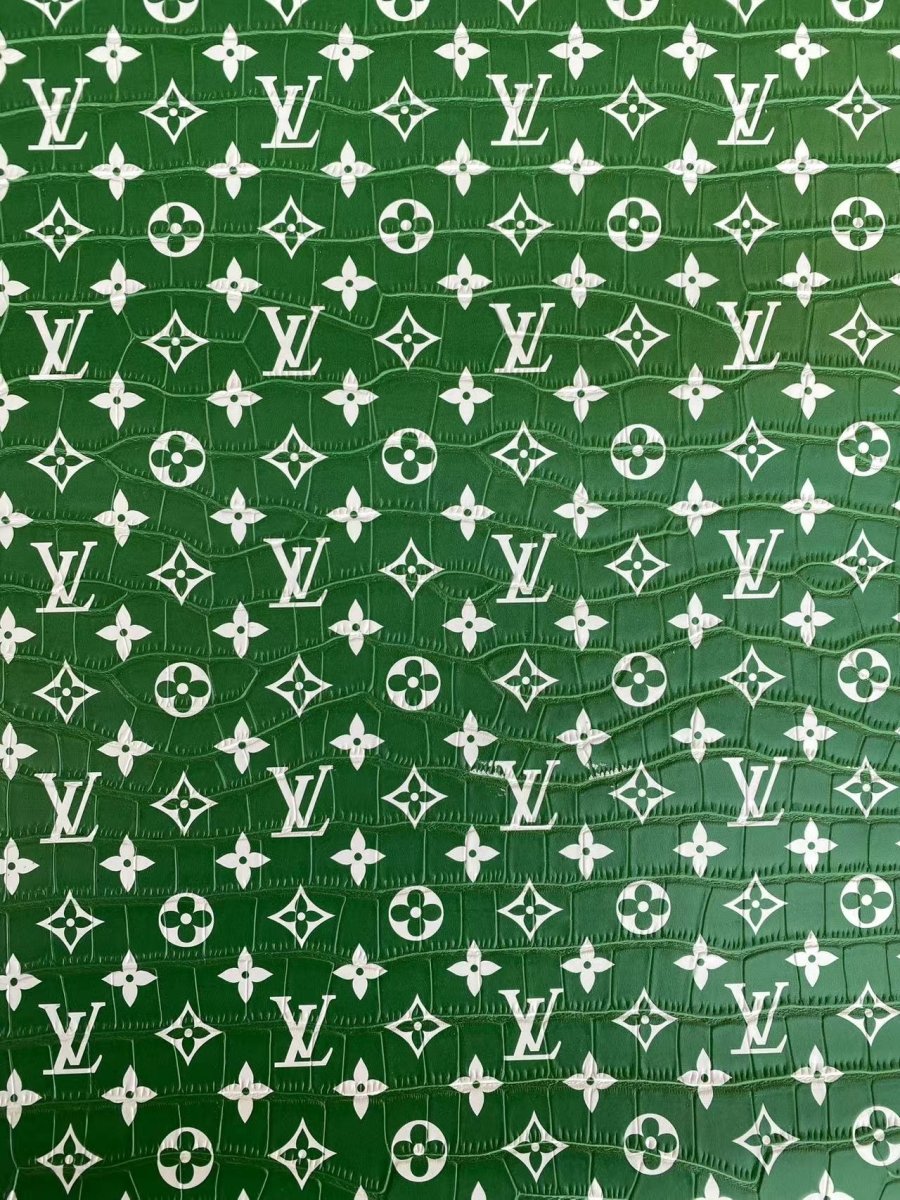 Green Crocodile Alligator Louis Vuitton LV for Custom Bag Repair - mingfabricstore