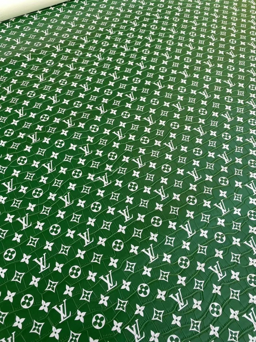 Green Crocodile Alligator Louis Vuitton LV for Custom Bag Repair - mingfabricstore
