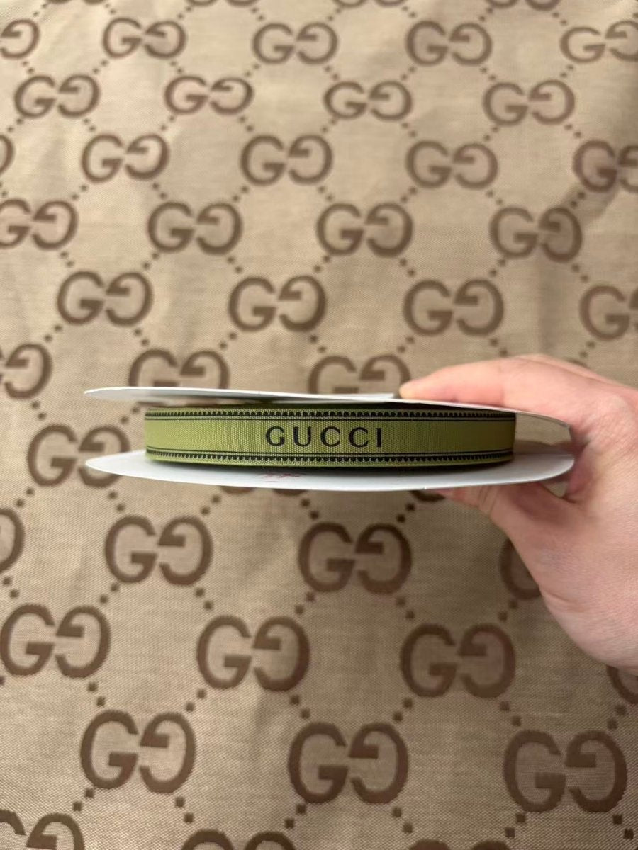 Green Gucci Ribbon for DIY Crafts Gift Wrapping - mingfabricstore