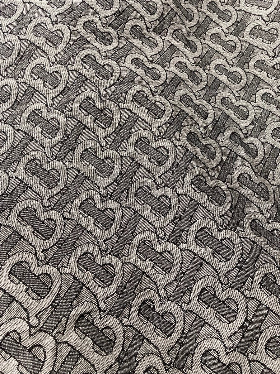 Grey Burberry Denim Fabric for Jacket Clothing Jeans Custom - mingfabricstore