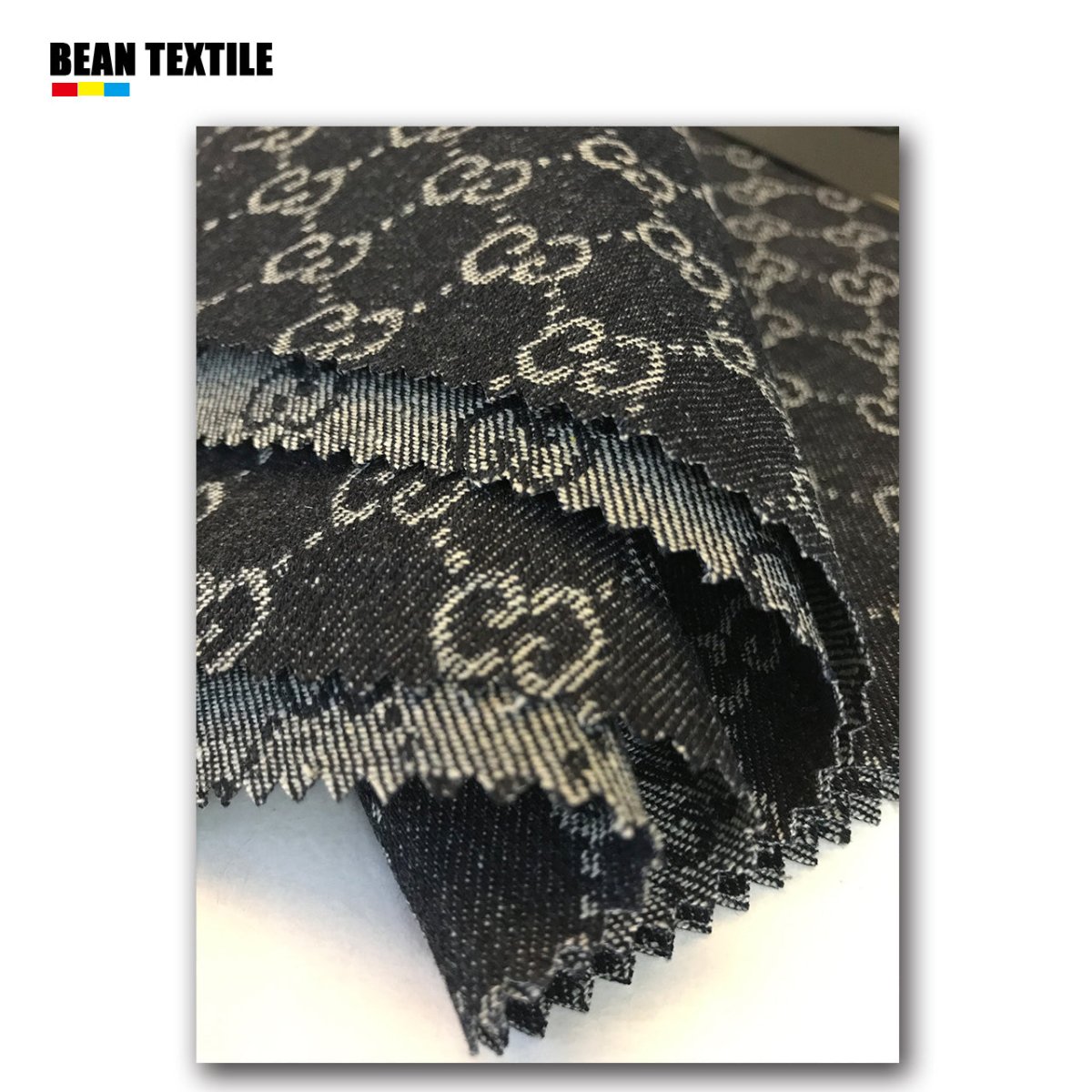 Gucci denim fabric crafting custom apparel for jacket - mingfabricstore