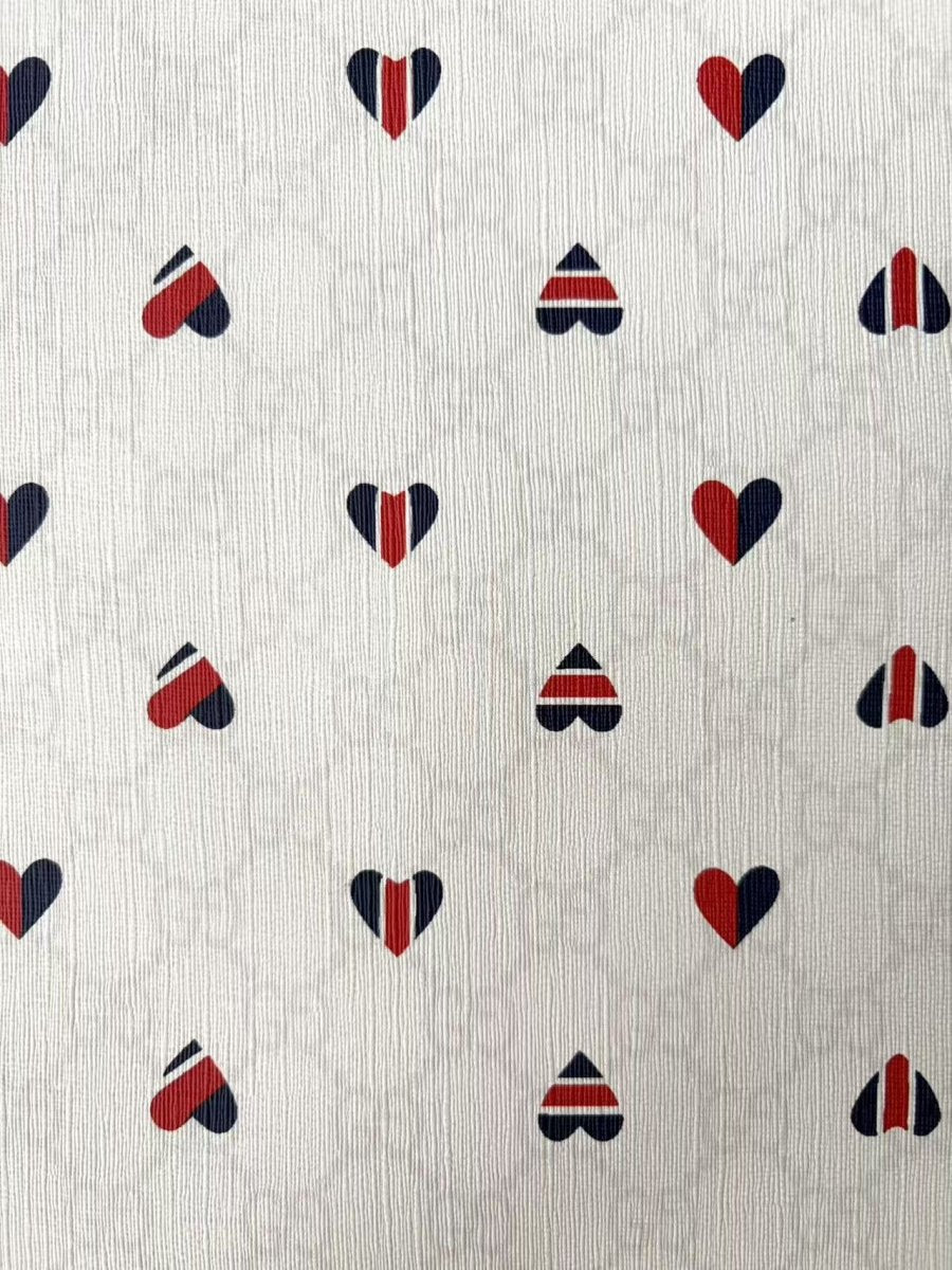 Gucci Heart Designer Vinyl Leather Piece for DIY Crafts Upholstery Hobby - mingfabricstore