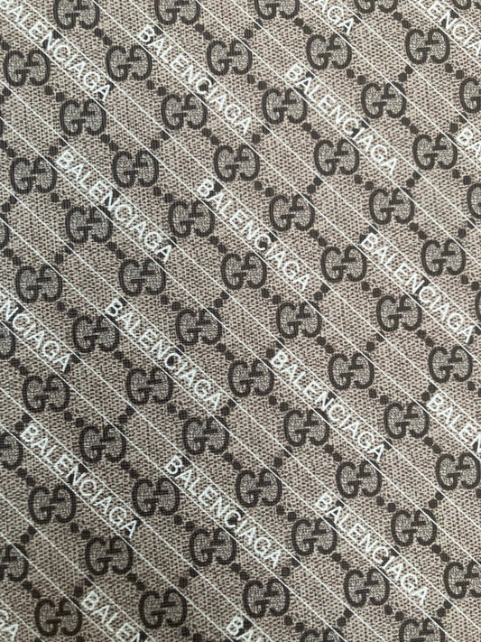 Handcraft Leather GG BALENCIAGA Vinyl for Custom Sneakers - mingfabricstore