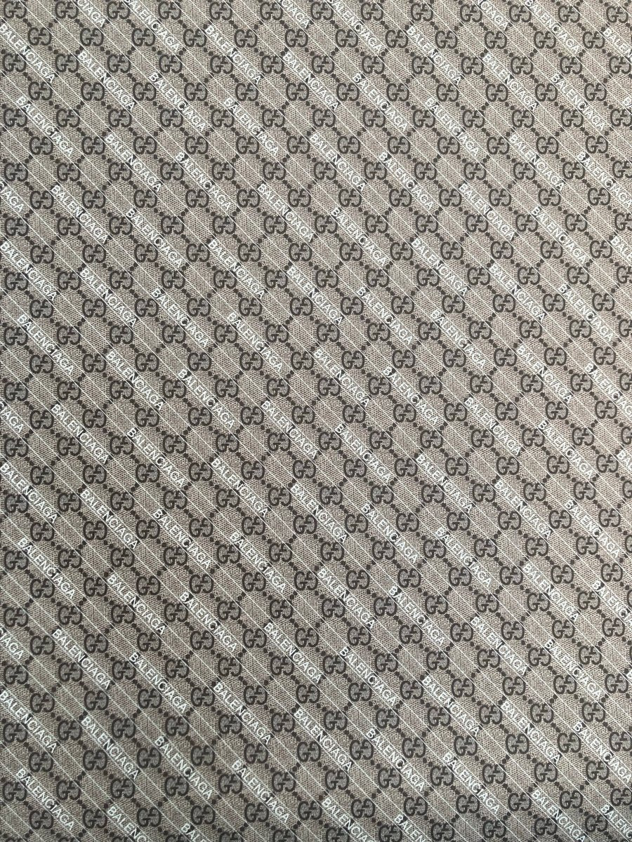 Handcraft Leather GG BALENCIAGA Vinyl for Custom Sneakers - mingfabricstore