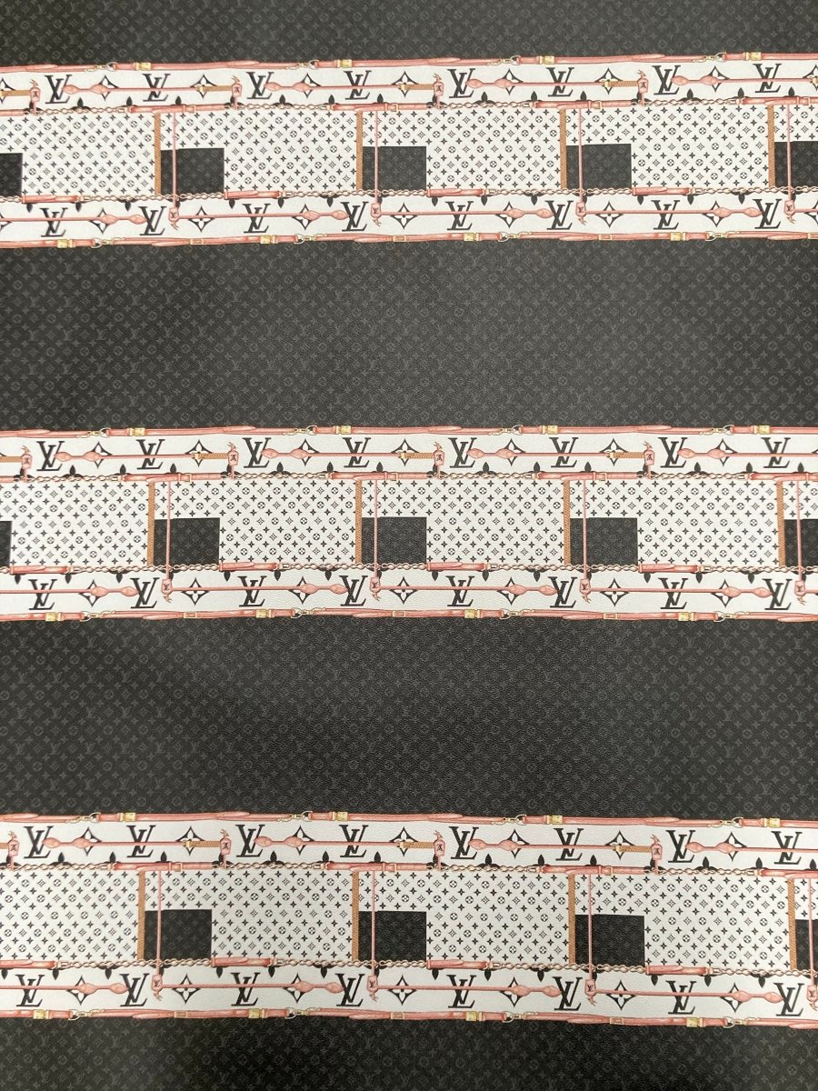 Handmade Bag Trending LV Vinyl Leather Fabric for Custom Sewing - mingfabricstore