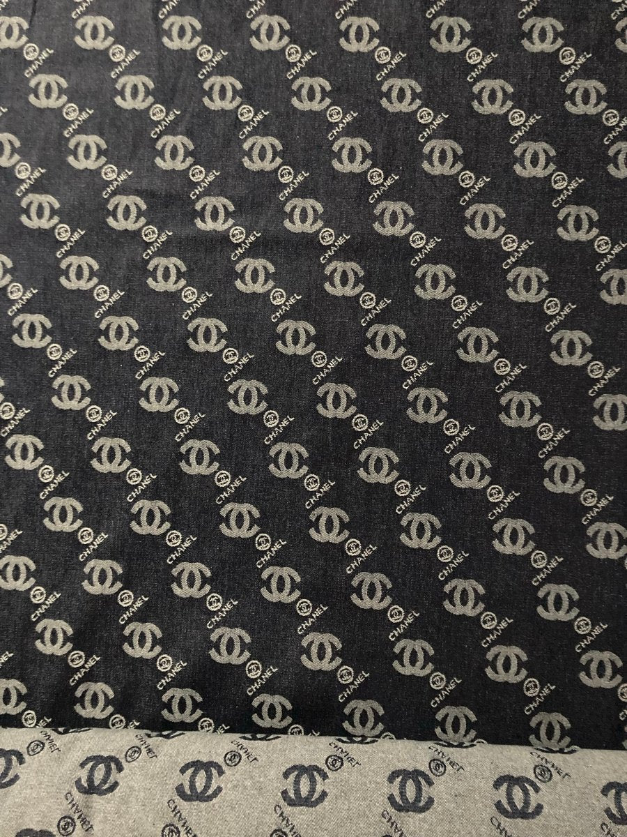 Handmade Chanel Denim Fabric for Custom Jeans - mingfabricstore