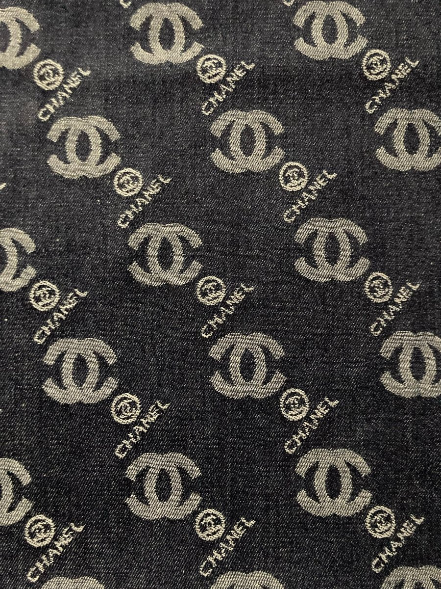 Handmade Chanel Denim Fabric for Custom Jeans - mingfabricstore