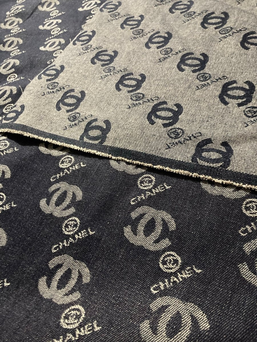 Handmade Chanel Denim Fabric for Custom Jeans - mingfabricstore