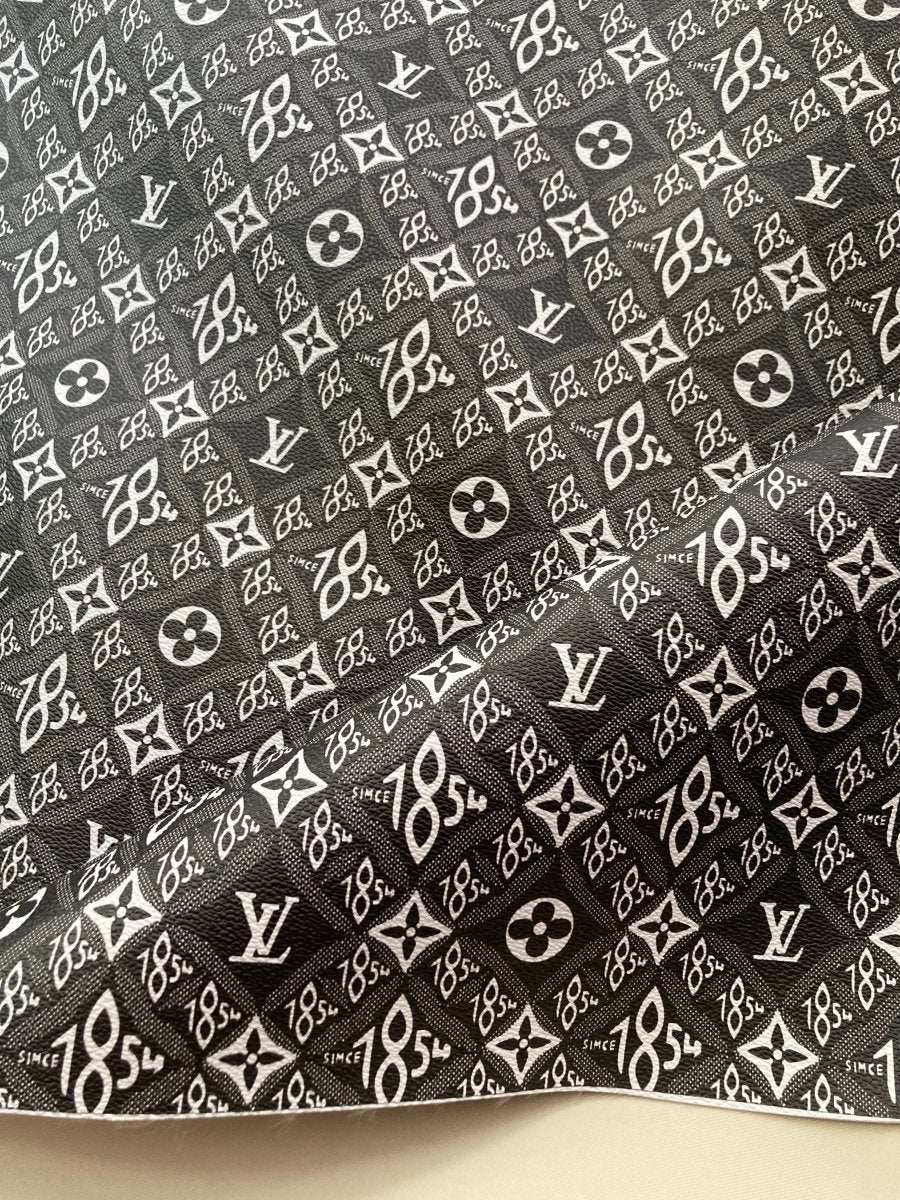 Handmade Designer Vinyl LV for Custom Bag - mingfabricstore