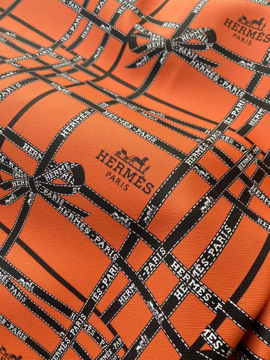 Hermes Designer Leather Sheet Sold by Yard - mingfabricstore