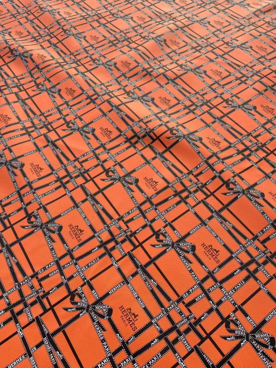 Hermes Designer Leather Sheet Sold by Yard - mingfabricstore