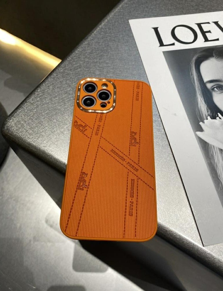 HERMES Paris Elegant TPU Fashion Phone Cases. - mingfabricstore