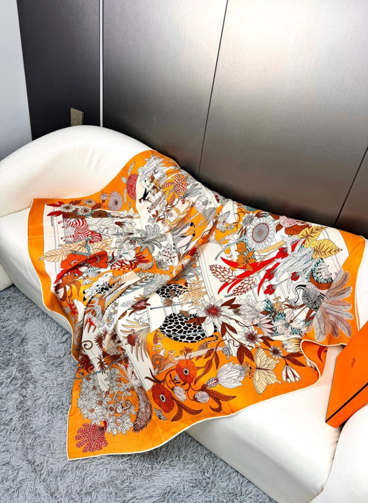 Hermes Silk Scarf Premium Quality Fashion Style Designer Clothing - mingfabricstore