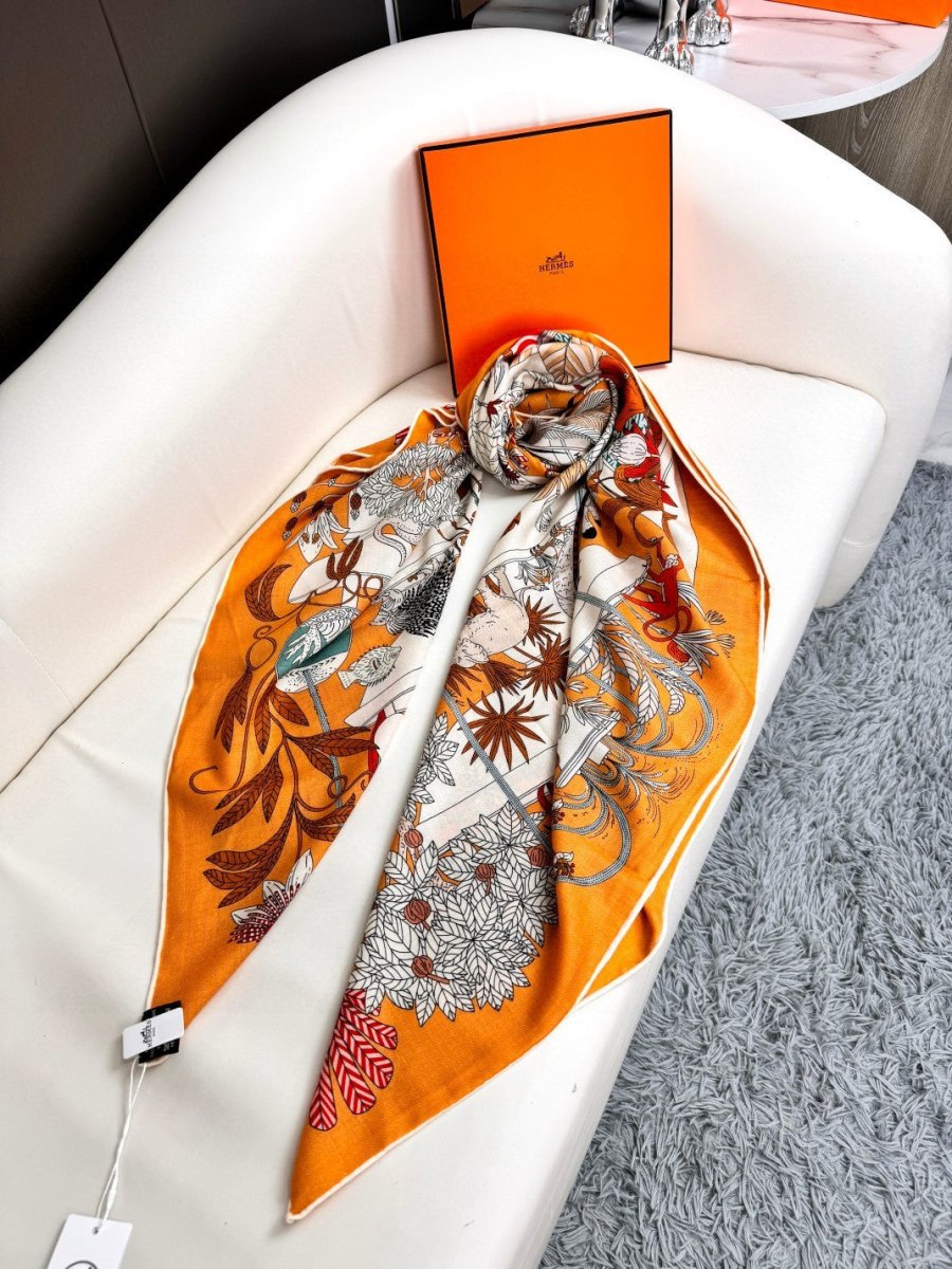 Hermes Silk Scarf Premium Quality Fashion Style Designer Clothing - mingfabricstore