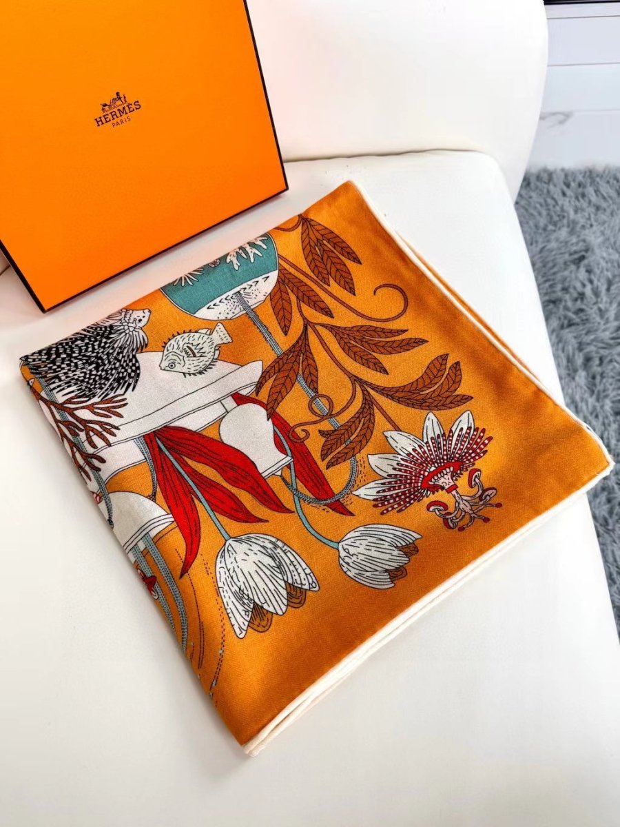 Hermes Silk Scarf Premium Quality Fashion Style Designer Clothing - mingfabricstore