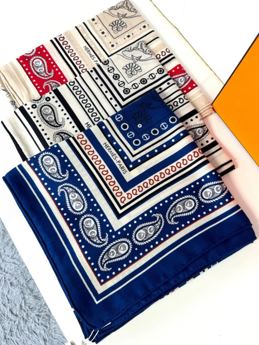 Hermes Wool Scarf Designer Clothing Fashion Accessory Scarves - mingfabricstore