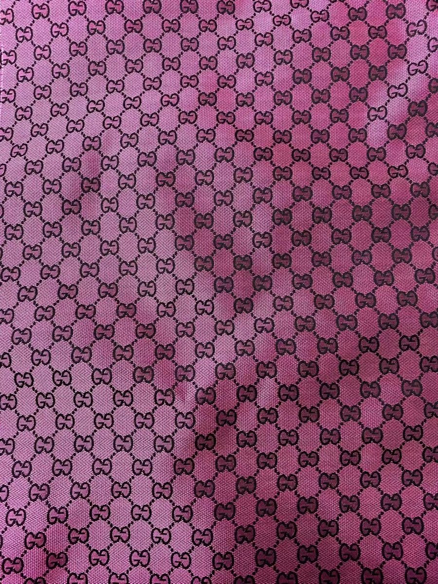 Hot Pink Gucci Jacquard Fabric sold by yard - mingfabricstore