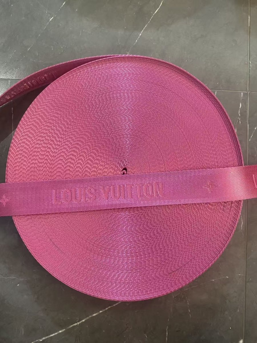 Hot Pink Louis Vuitton LV Bag Strap for Handmade DIY Crafts Upholstery - mingfabricstore