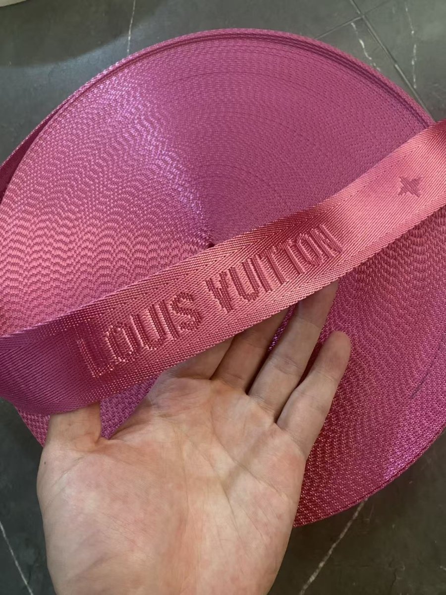 Hot Pink Louis Vuitton LV Bag Strap for Handmade DIY Crafts Upholstery - mingfabricstore