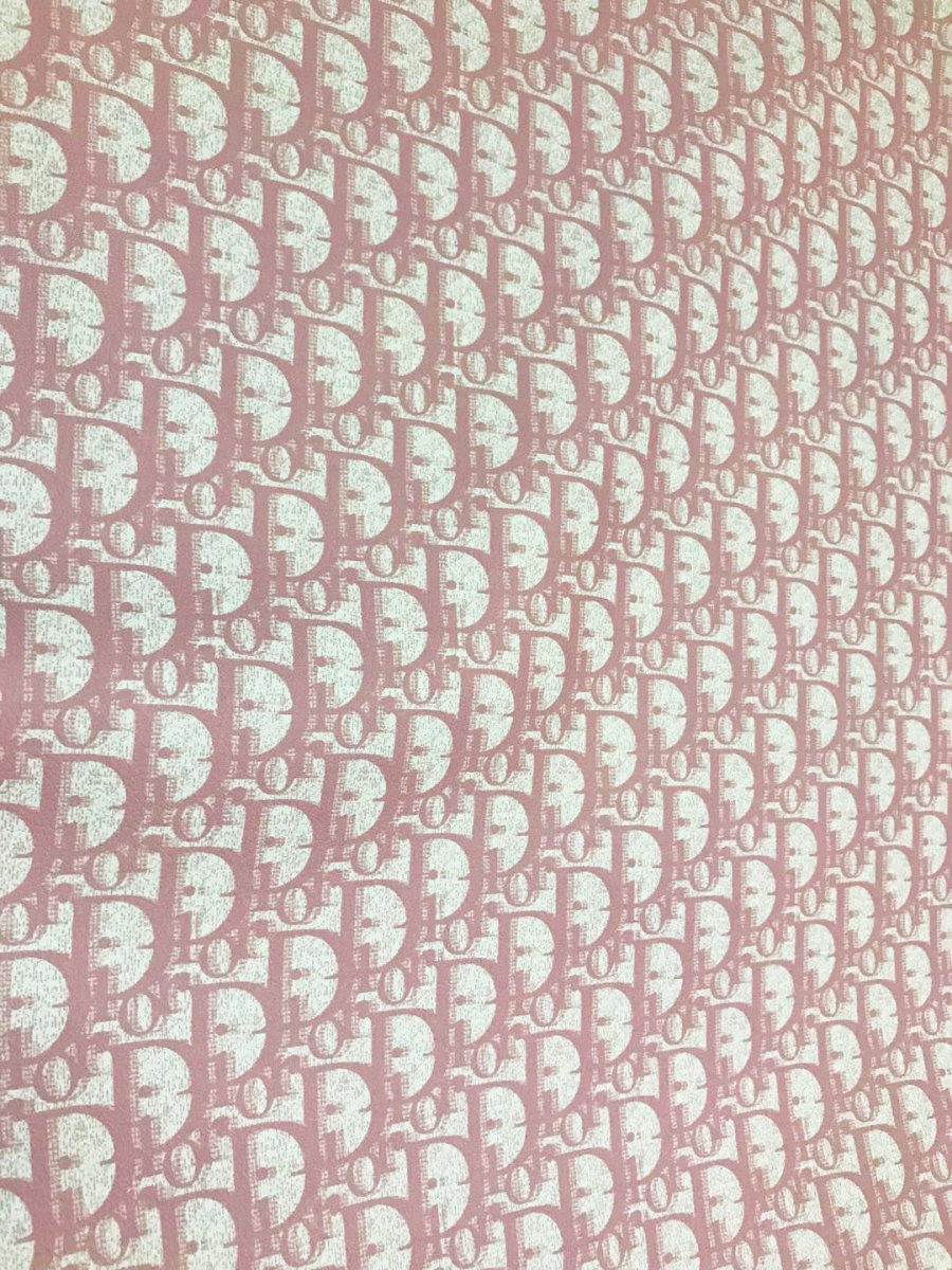 Hot Sale Pink Dior Leather Fabric for Sneaker Shoe Custom by Yard - mingfabricstore