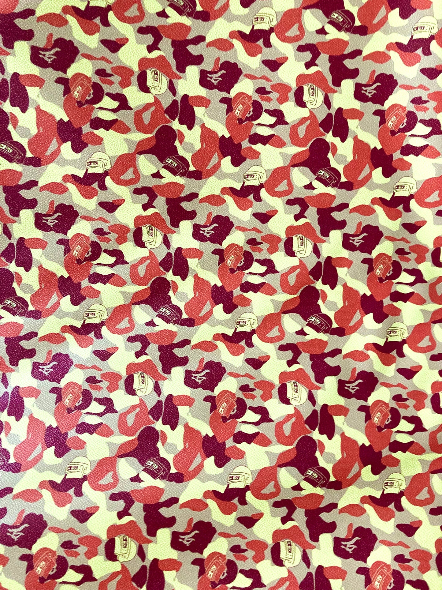 Custom Leather Material Orange Bape Handcraft Sneakers