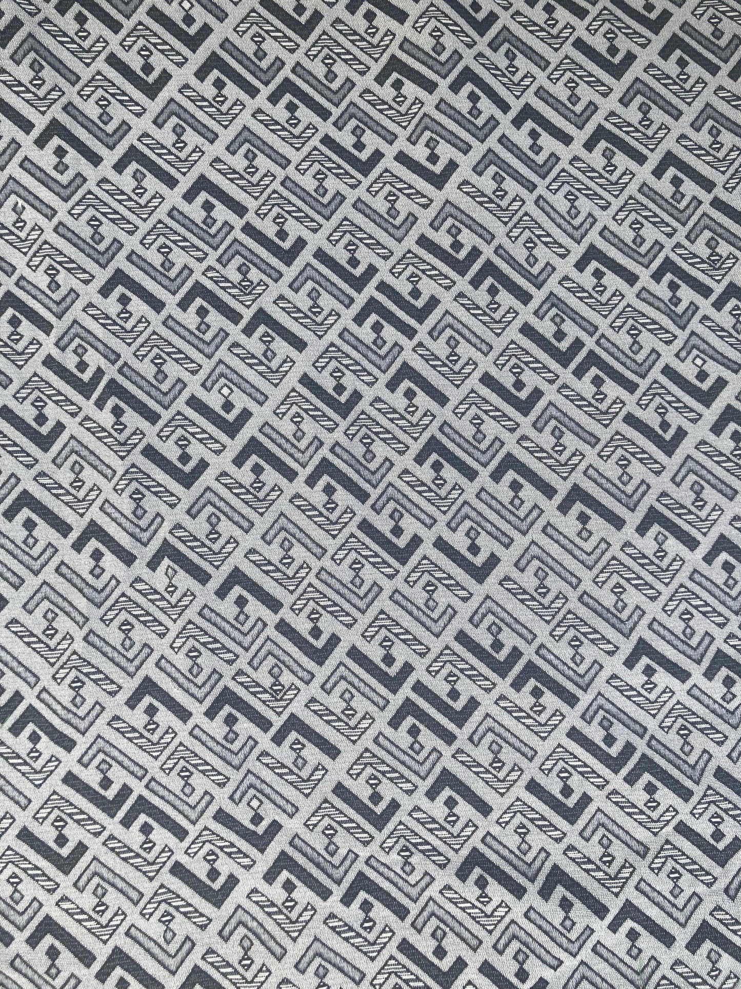 Jacquard Fendi Fabric  Denim Sewing Handmade Supply