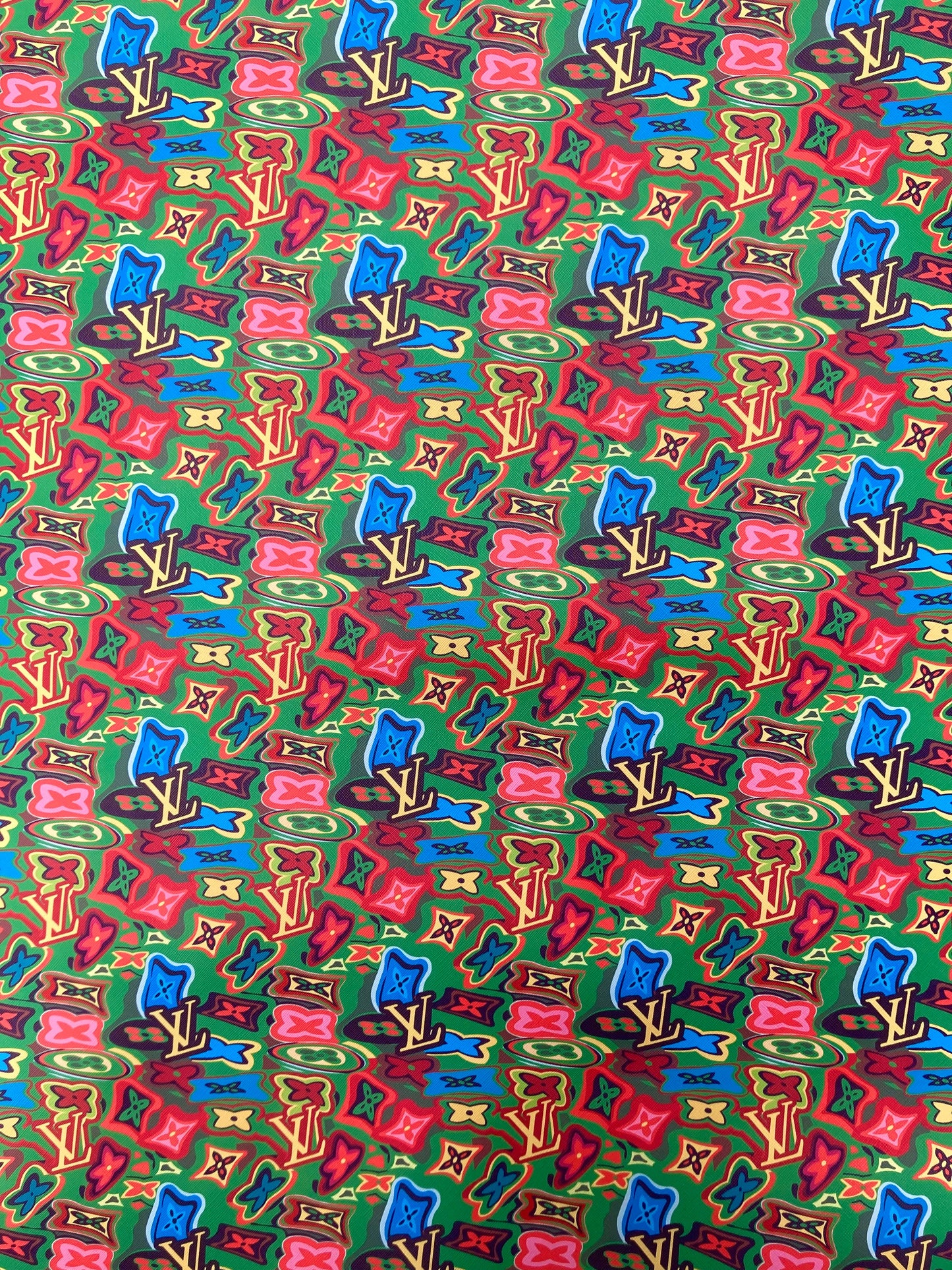 Crafts New Color Trending LV Designer Vinyl for Custom Crocs