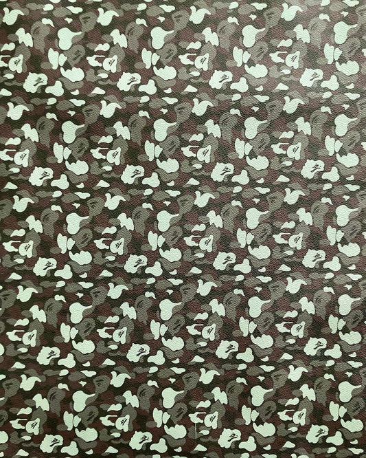 Custom Designer Leather Vintage Bape for Sneakers Upholstery