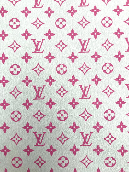 DIY Handmade Crafts Baby Pink LV for Custom Sneakers Bag Upholstery